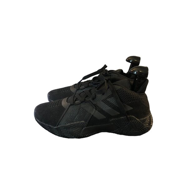 Adidas Court Vision 2 Grade School Boys' Basketball Shoe "Core Black" Size - Picture 4 of 12